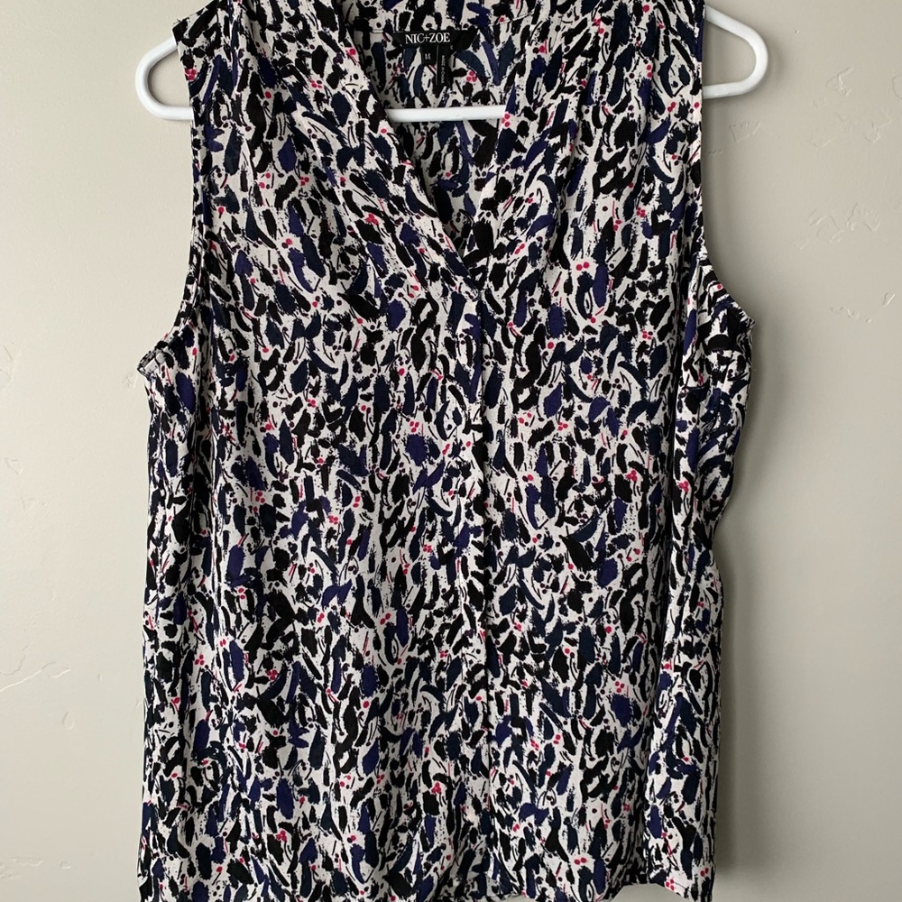 NIC + ZOE: Blousy sleeveless shirt